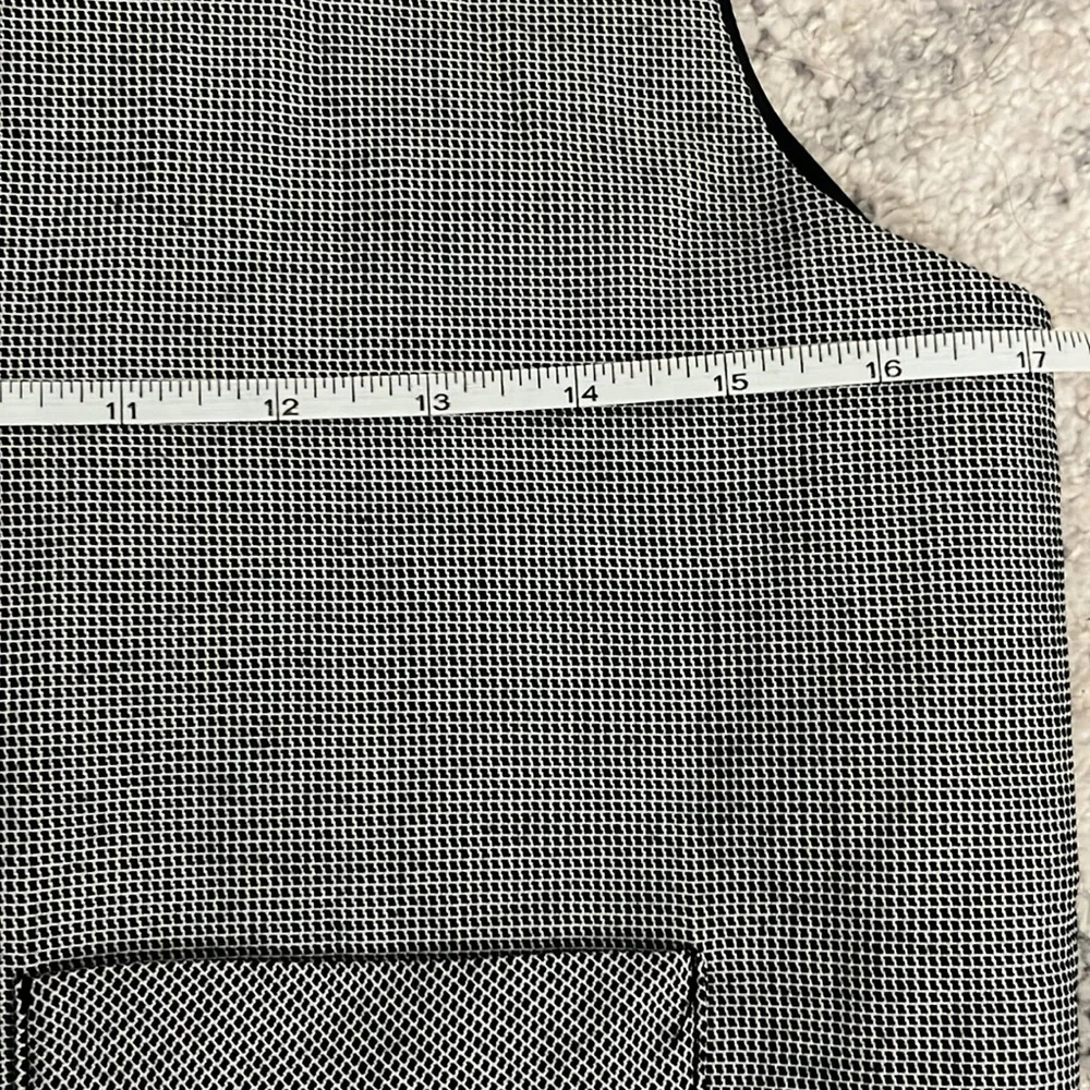 Gray Button-Up Shirt/ Vest - Picture 6 of 8